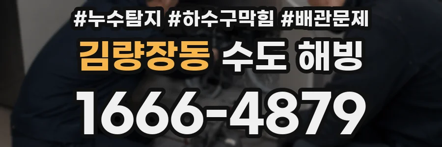 김량장동 수도 해빙