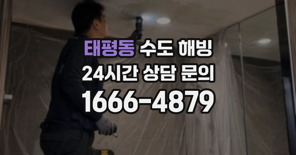 태평동 수도 해빙