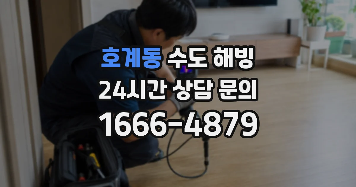 호계동 수도 해빙