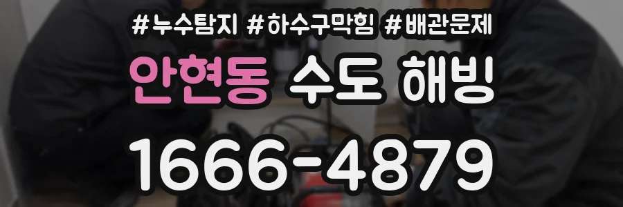 안현동 수도 해빙