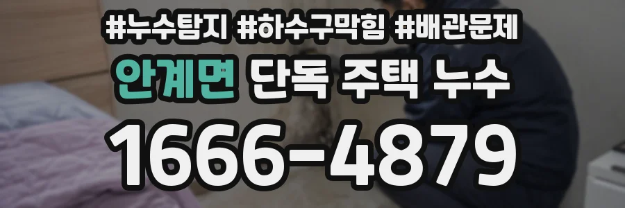 안계면 단독 주택 누수