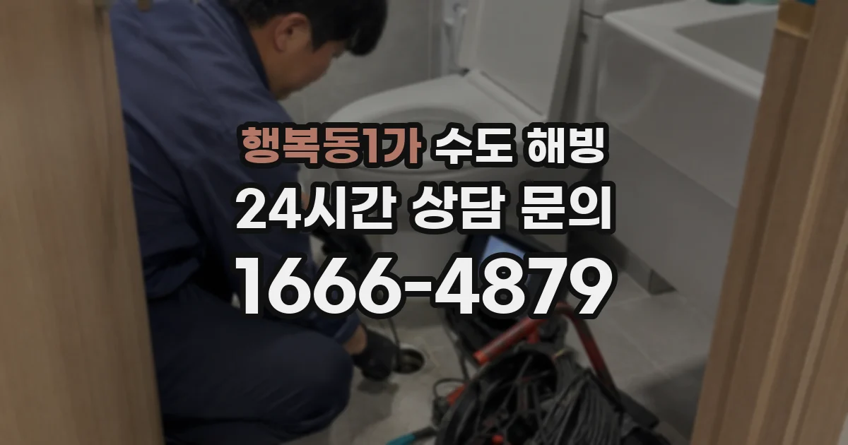 행복동1가 수도 해빙
