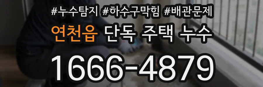 연천읍 단독 주택 누수