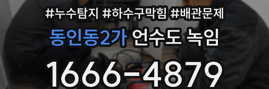 동인동2가 언수도 녹임