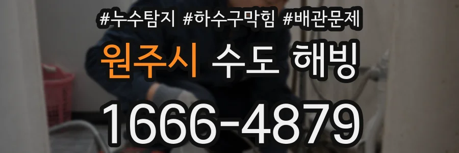 원주시 수도 해빙
