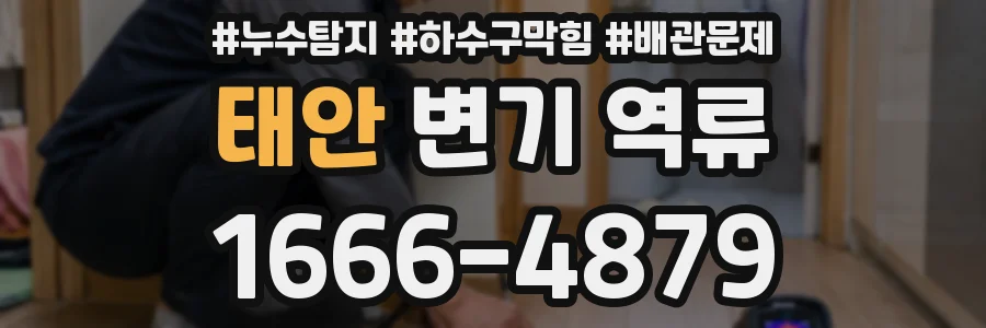태안 변기 역류