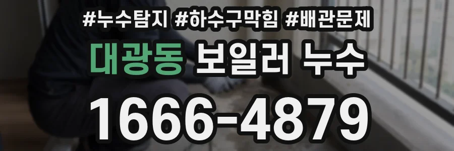 대광동 보일러 누수