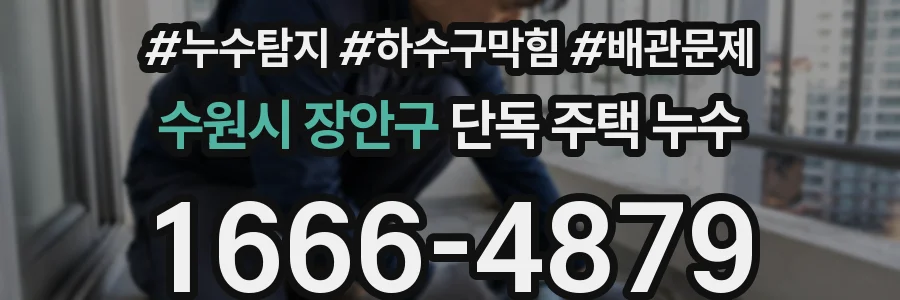 수원시 장안구 단독 주택 누수