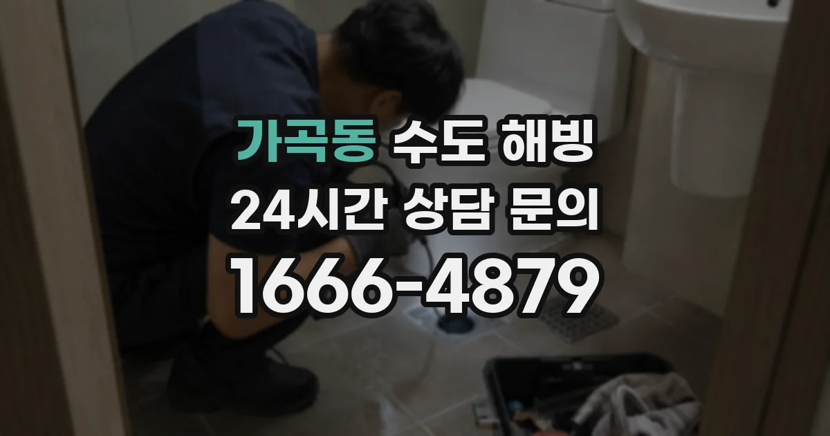 가곡동 수도 해빙