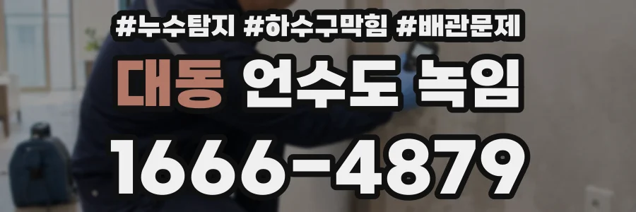 대동 언수도 녹임