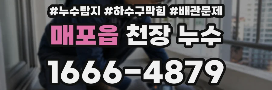 매포읍 천장 누수