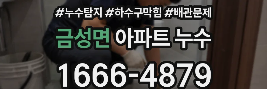 금성면 아파트 누수
