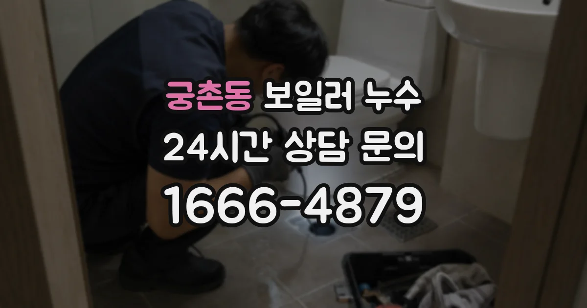 궁촌동 보일러 누수