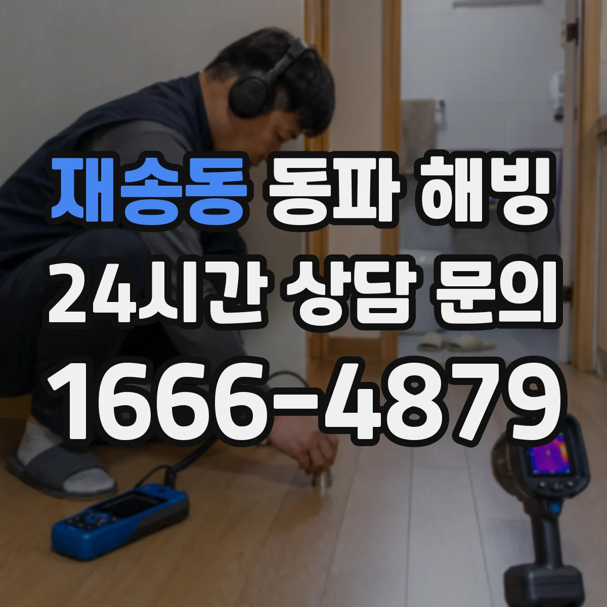 재송동 동파 해빙