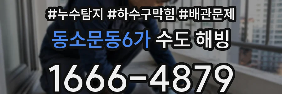 동소문동6가 수도 해빙