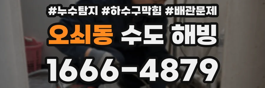 오쇠동 수도 해빙