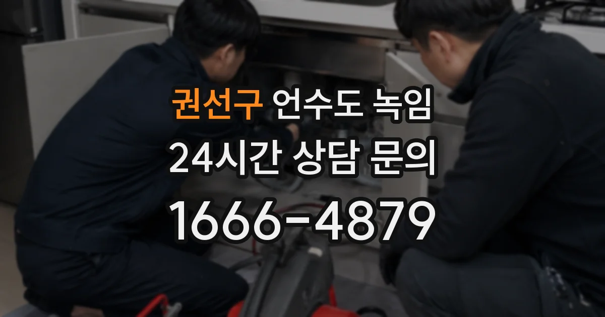 권선구 언수도 녹임