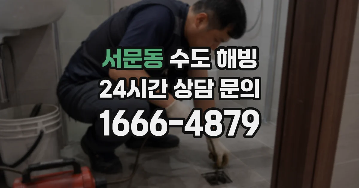 서문동 수도 해빙