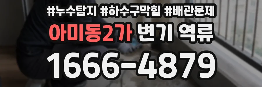 아미동2가 변기 역류
