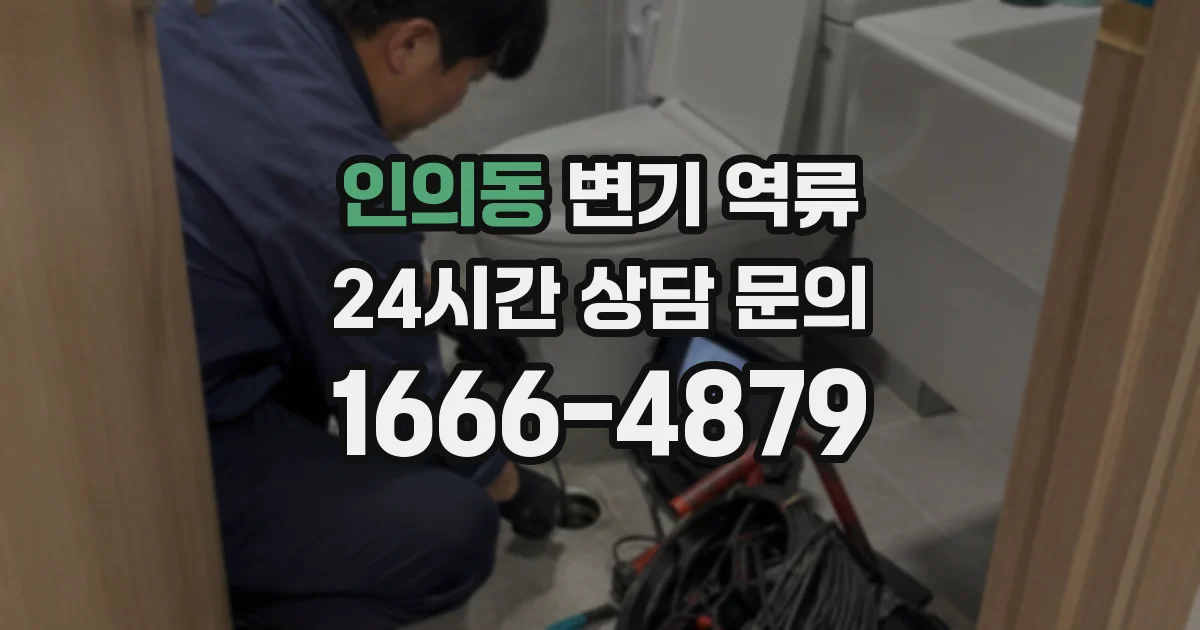 인의동 변기 역류