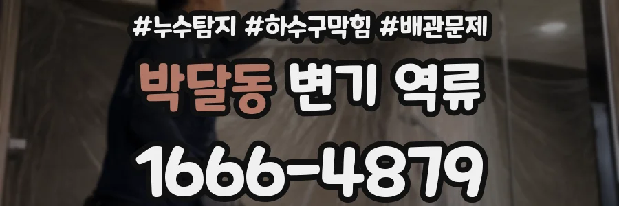 박달동 변기 역류