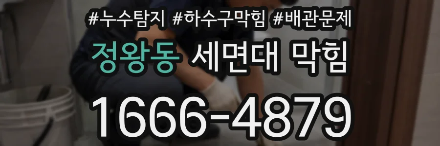 정왕동 세면대 막힘