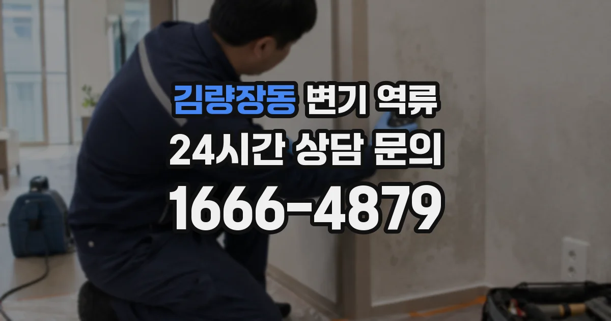 김량장동 변기 역류