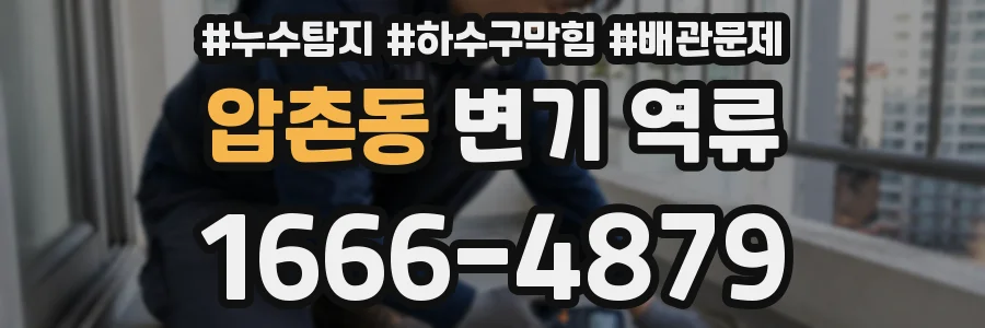 압촌동 변기 역류