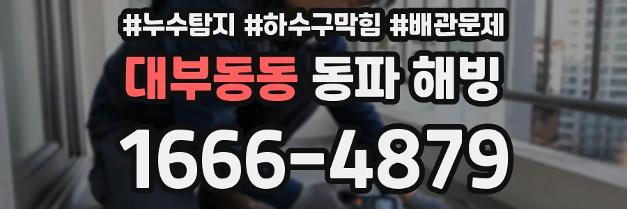 대부동동 동파 해빙