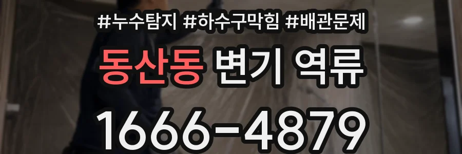 동산동 변기 역류