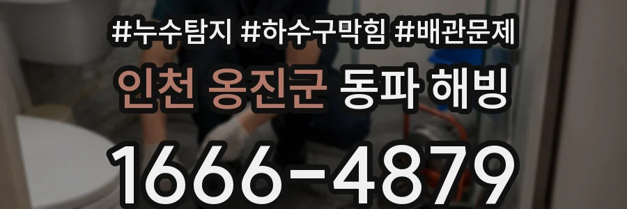 인천 옹진군 동파 해빙