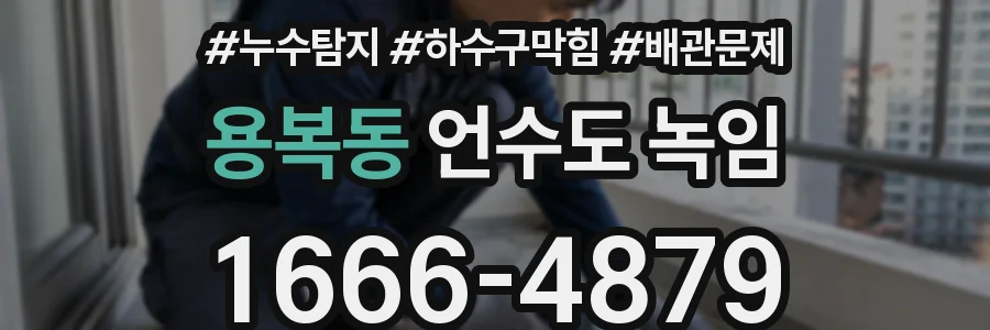 용복동 언수도 녹임