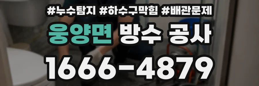 웅양면 방수 공사