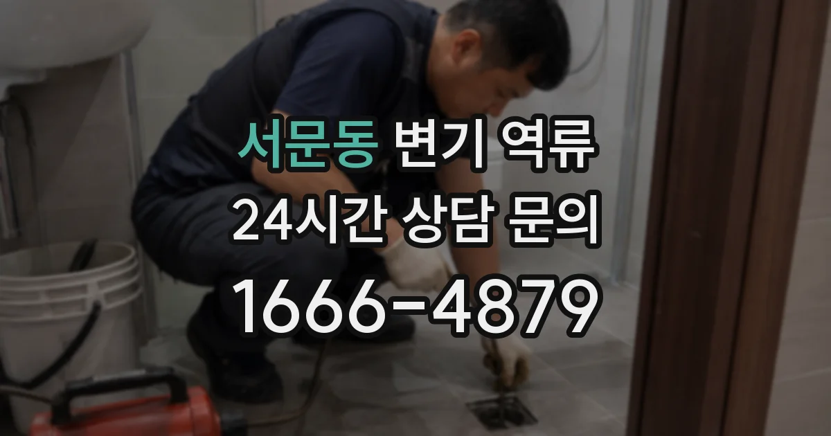 서문동 변기 역류