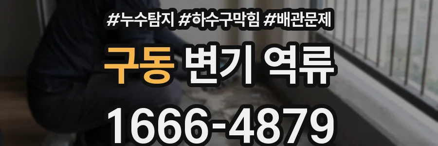 구동 변기 역류