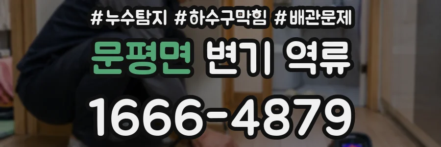 문평면 변기 역류