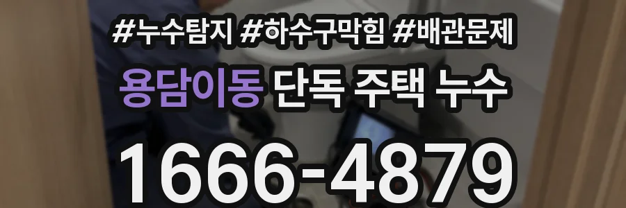 용담이동 단독 주택 누수