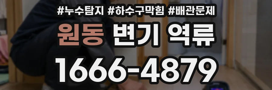 원동 변기 역류