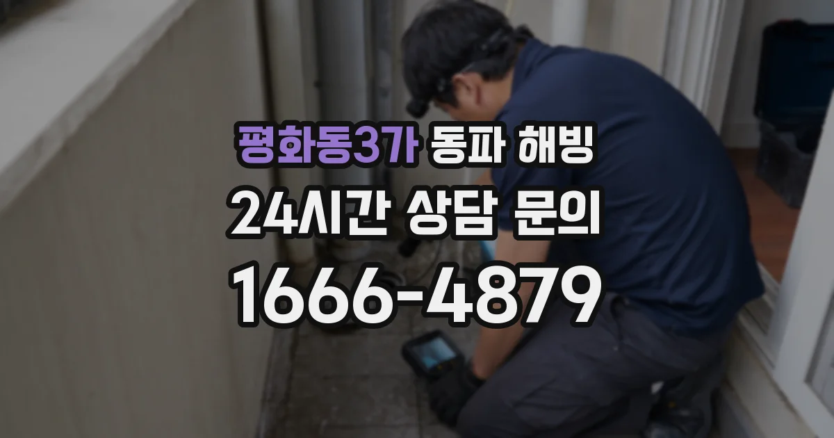 평화동3가 동파 해빙
