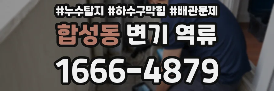 합성동 변기 역류