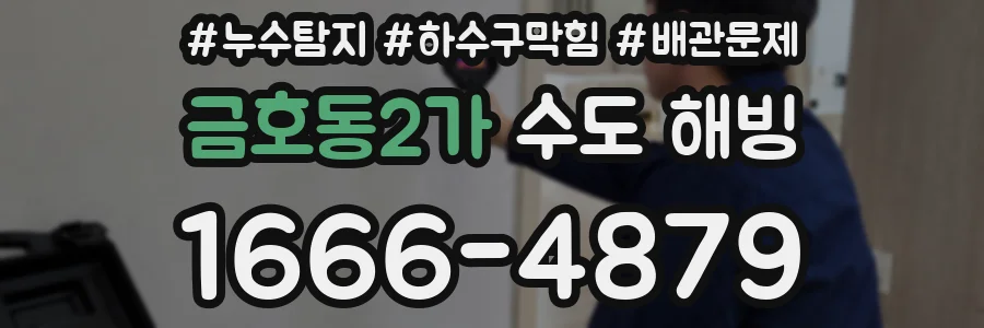 금호동2가 수도 해빙