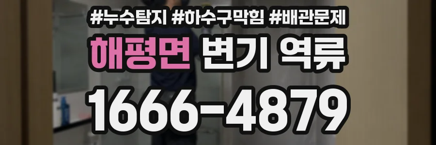 해평면 변기 역류