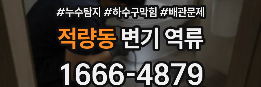 적량동 변기 역류