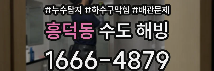 흥덕동 수도 해빙
