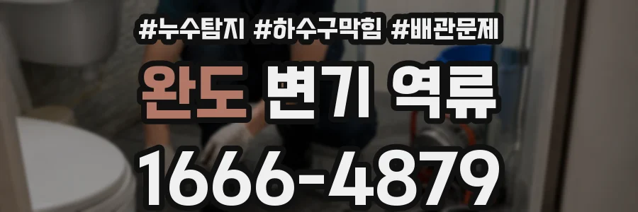 완도 변기 역류