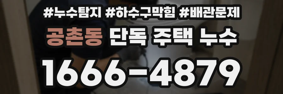 공촌동 단독 주택 누수