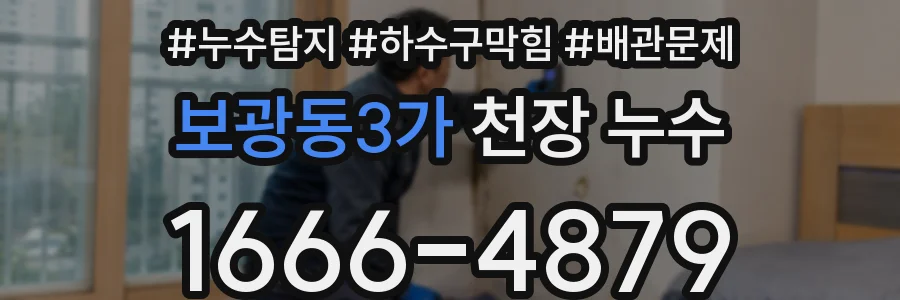 보광동3가 천장 누수