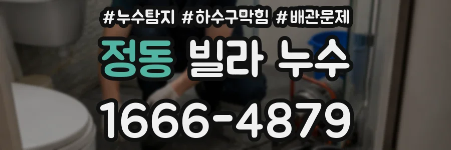 정동 빌라 누수