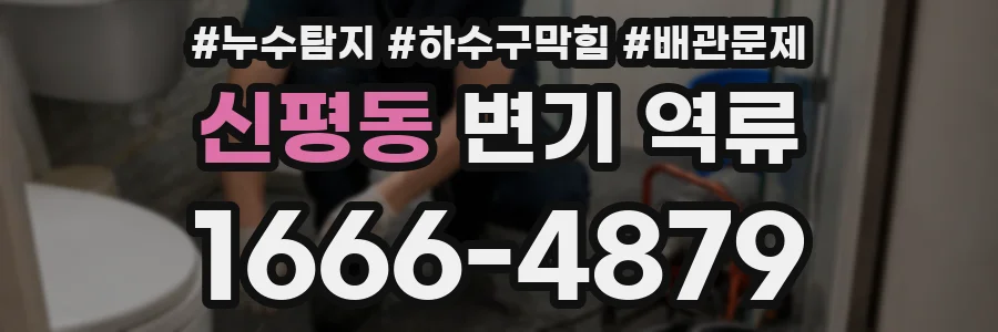 신평동 변기 역류