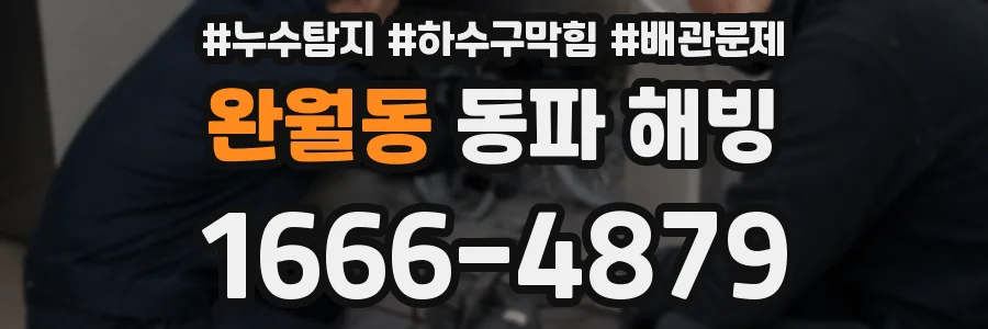 완월동 동파 해빙